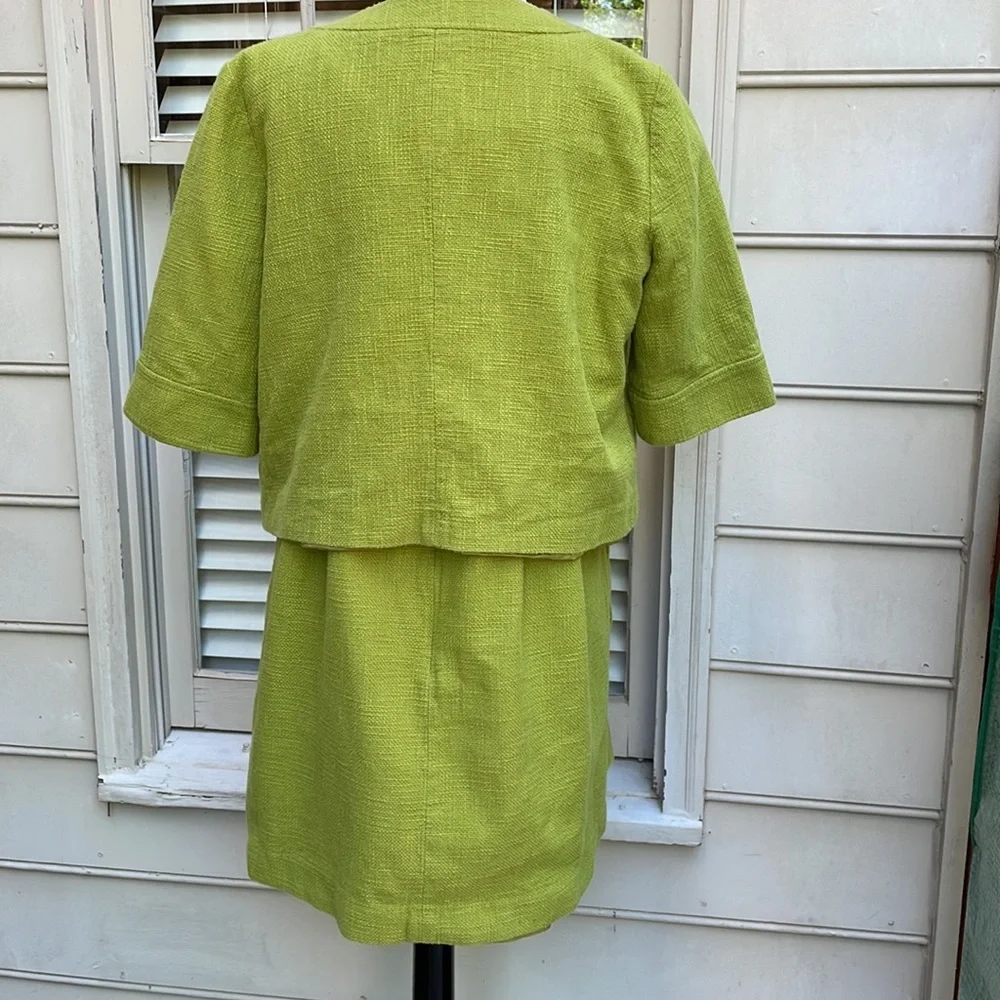 Michael Kors Matching Green Set- Dress & Blazer Size 12